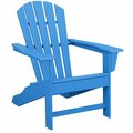 Polywood Palm Coast Pacific Blue Adirondack Chair 633HNA10PB